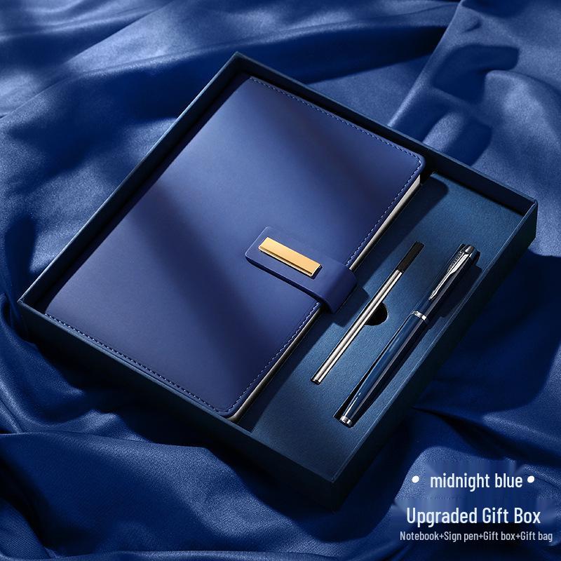 High-End Custom Business Notebook Gift Set with Logo Printing
