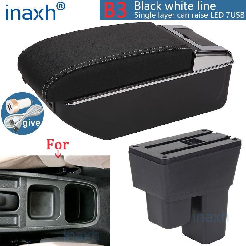 Für Honda Jazz Armlehnenbox Für Honda Fit Jazz 2 Auto Armlehne 2008-2013 2009 2010 2011 2012 2013 Arm Ablagebox Autozubehör