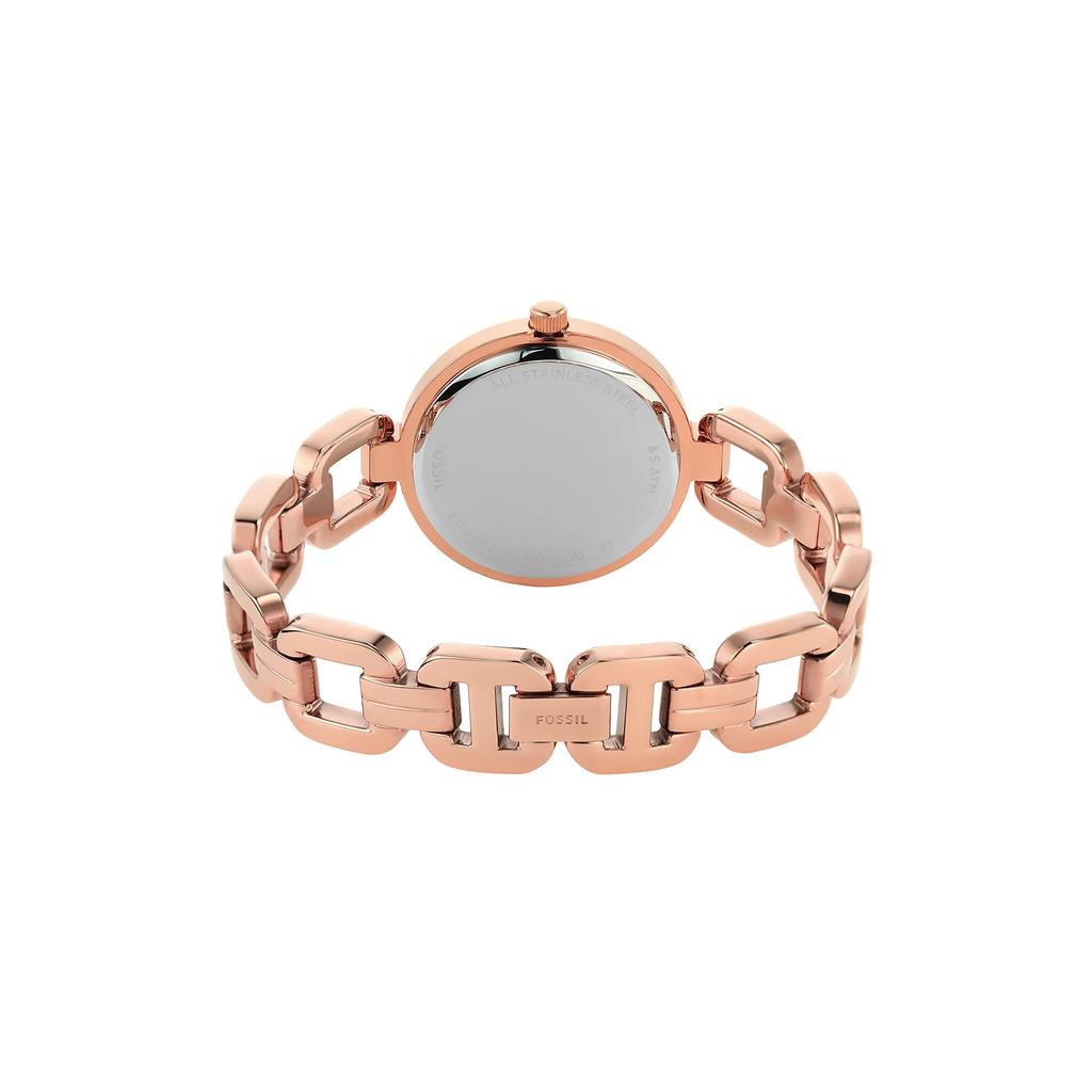 KERRIGAN Rose Gold Tone Stainless Steel Watch Three-Hand