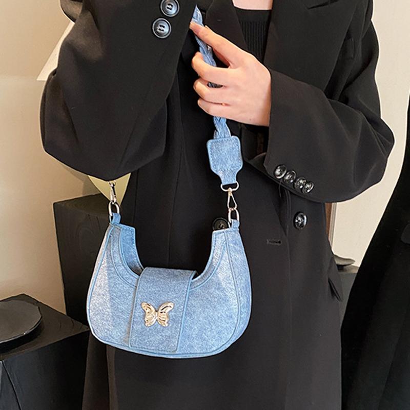 Versatile Bag Women S Chain Simple Shoulder Bag Casual Crescent Bag