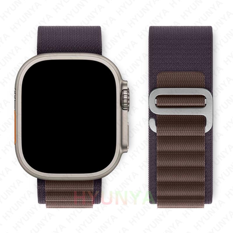 Alpine Λουράκι για Apple Watch Band Σειρά 10 9 8 7 SE Ultra 2 41mm 42mm 45mm 46mm 49mm 40mm 44mm IWatch Correa Λουράκι Ρολόι Βραχιόλι