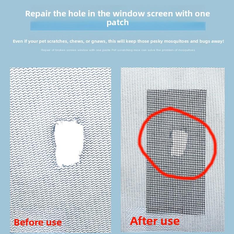 5x200cm/Roll Self Adhesive Window Screen Repair Patch FiberglassMosquito Net Fix TapeHook Loop DrainCover Home Tools Accessories