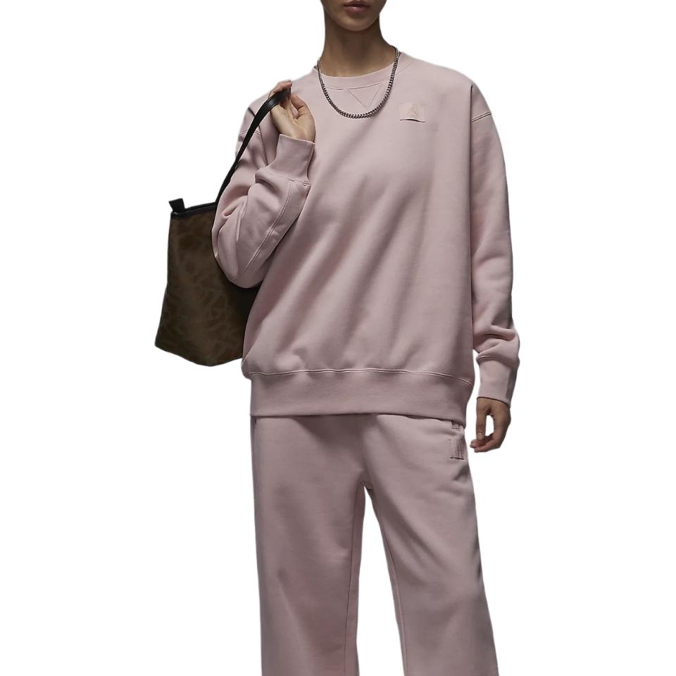 Jordan Flight Fleece Soft Comfortable Stylish Sweatshirt Women tops Oxford-Pink FV7054601