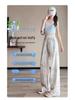 Women's 2026 Ice Silk Tie-Dye Wide-Leg Pants - Cool Summer Tencel Trousers