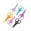 Compact Stainless Steel Office Scissors - Ideal for Paper, Crafts, Household, & Student Use