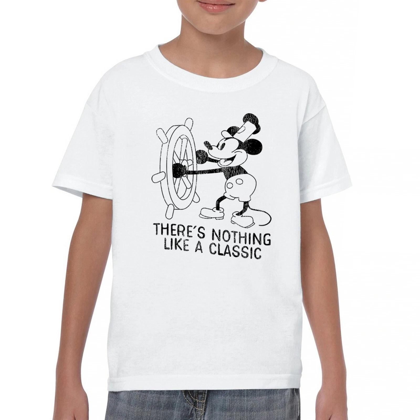 Steamboat Willie There is Nothing Like a Classic Youth kids boys T-Shirt Cartoon Kids 140