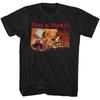 This Is Fine Gejagtes Schwarzes Meme Shirt