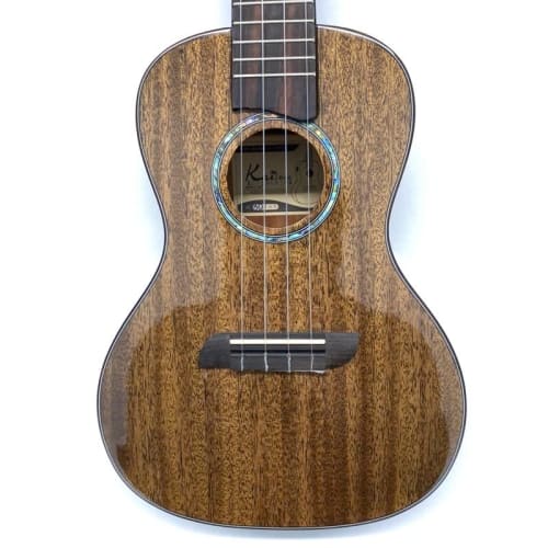 Kai Ukulele KC-100G-BK Concert Size Ukulele (with Case), Dark Brown, Inspected in Japan