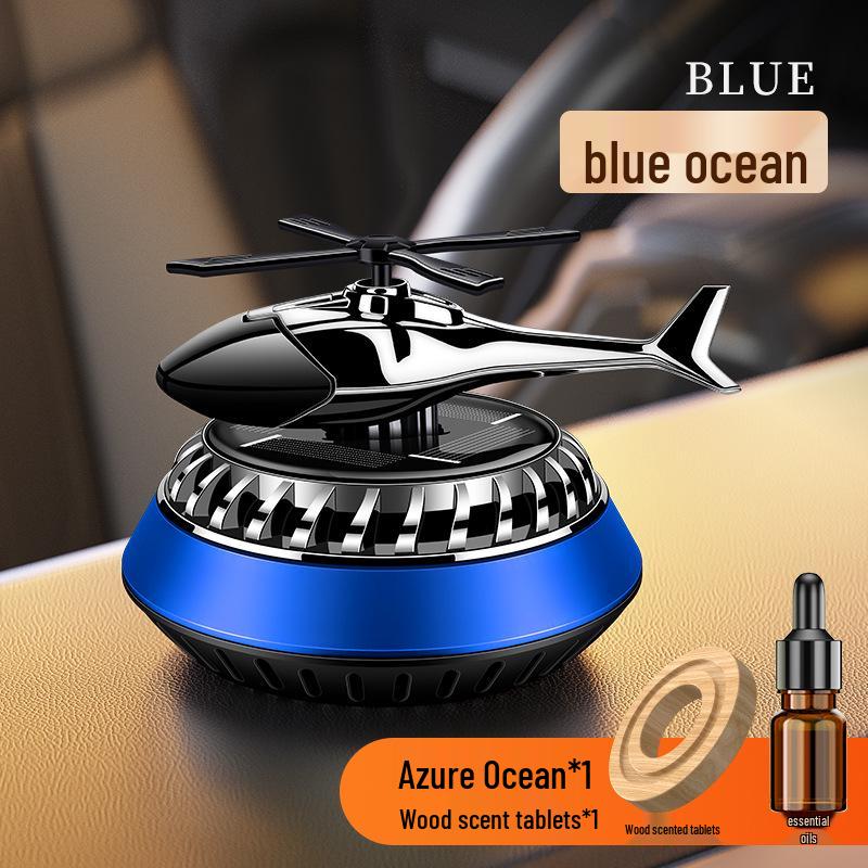 

Вращающийся автомобильный освежитель воздуха на солнечной батарее - Ароматический орнамент в виде вертолета и самолета для украшения салона автомобиля