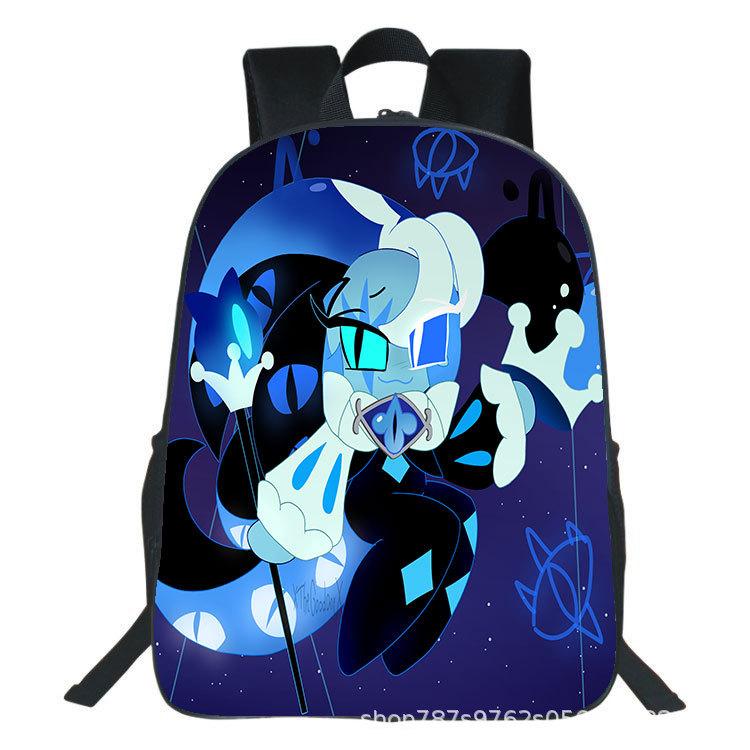 Shadow Milk Cookie Run Kingdom Rugzak voor jongen meisjes Cool Student Zakelijke Dagrugzak Schattige Cartoon College Canvas Tassen met Zak