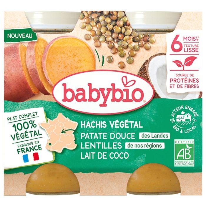 Babybio Vegetable Hash - Sweet Potato Lentils from Our Regions Coconut Milk 400 G