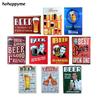 Letreros de cerveza de hojalata vintage, placas de metal decorativas antiguas, carteles de cerveza, placa de metal vintage, letreros de metal vintage para pub, 20 x 30 cm