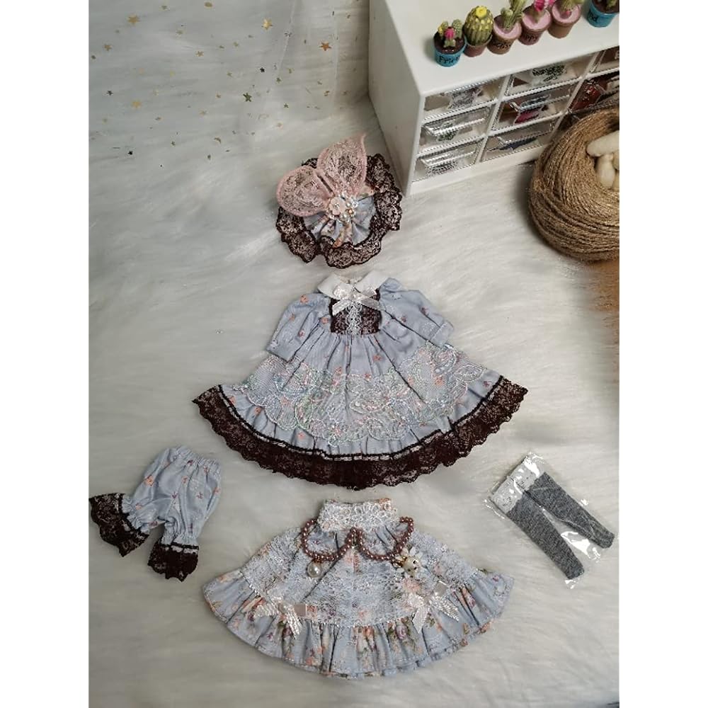 Blythe Outfit Obitsu 24 Clothing Licca Azon Jenny Doll Clothes Pink Bunny Ears