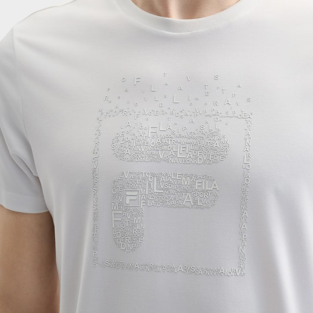 New FILA T Shirt Men's Standard White F11M523119F-WT