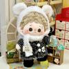 Multi Color 20cm Cotton Doll's Clothes Winter Set Cotton Doll Outfit Dress  Kids Girls Toys