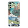 Phone Case For Samsung S25 Edge S24 S23 FE S22 Ultra S20 S21 5G S10 Plus S10E Clear Cover Japan Tokyo Osaka Kanagawa Label
