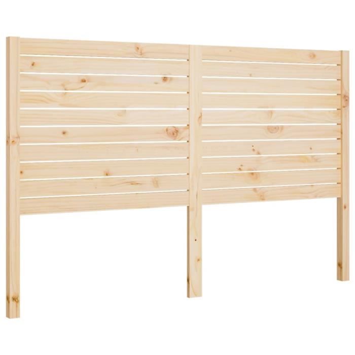 VidaXL Tête de lit 126x4x100 cm Bois massif de pin 819010