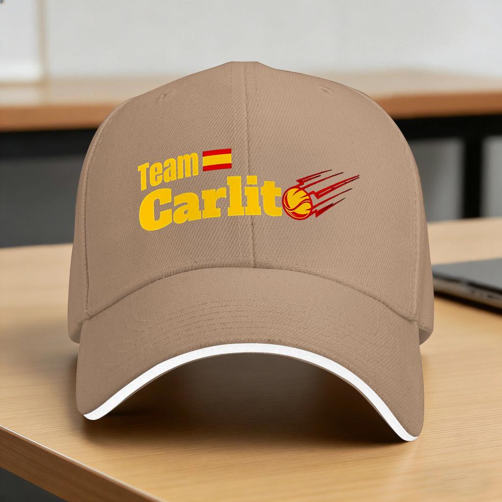 Carlos Alcaraz Vamos Czapka z daszkiem Letnia Codzienna Czapka Trucker Dla Unisex Młodzieży Sporty na świeżym powietrzu Słońce Czapki z daszkiem