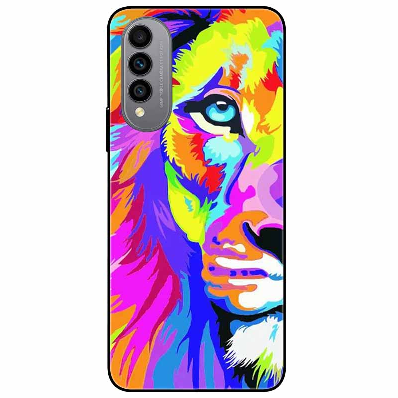 For Wiko T50 Case T 50 Phone Cover Soft Silicone Shockproof TPU Back Cases for Wiko T50 WikoT50 4G 6.6'' Fundas Coques Animal