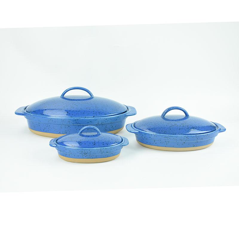 

Оптовая продажа овальной формы для выпечки керамической формы для выпечки с