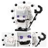 MOOXI Anime Cartoons MOC Bricks Set Compatible BrickHeadsed Building Blocks Parts Kids Education Toys For Children Birthday Gift