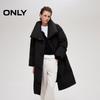 ONLY Women's 2025 Winter Loose-Fit Two-Way Collar Long Down Jacket