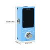 EROK Mini Tuner Pedal Compact Size Electric Guitar Bass Pitch LED Indicator True Bypass