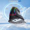 Vertical Wireless Mouse, USB, Bluetooth 5.1 Connection, 3 Modes, Large Size, RGB Lighting, Silent Operation, Rechargeable, 7 Buttons, Ergonomic