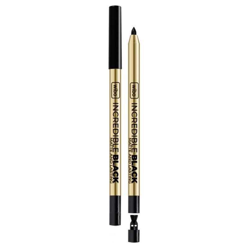 Wibo Expert Precision Matte Black Eye Pencil with Sharpener - 1g