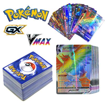 100Pcs Pokemon Cards Shining VSTAR GX EX VMAX MEGA TAG TEAM Energy Trainer Charizard Pikachu Collection Battle Card S17