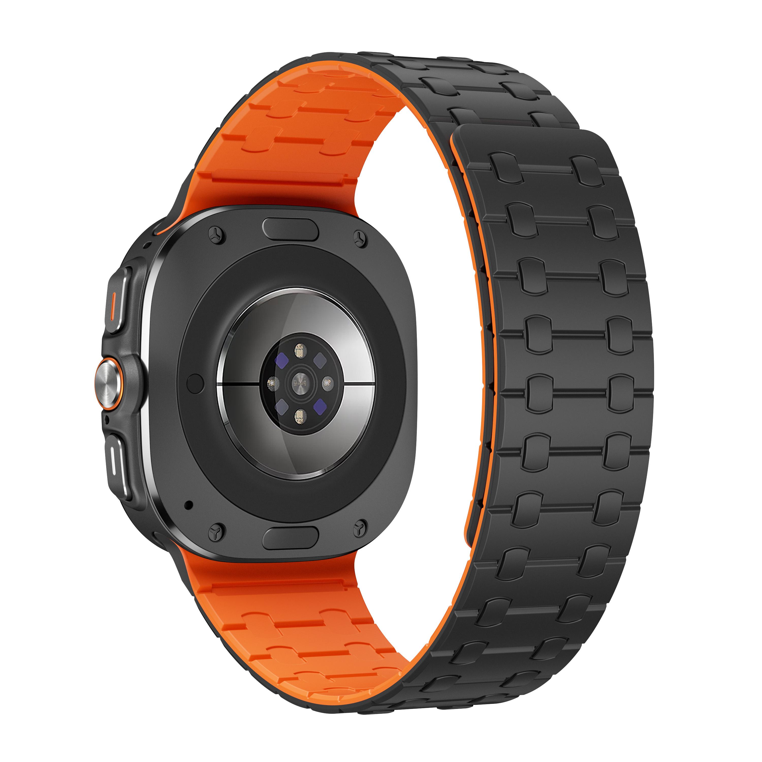 

Магнитный петлевой ремешок для Samsung Galaxy Ultra Watch 2025 Силиконовый спортивный ремешок для GALAXY ultra 7 WATCH 47MM Мужской Браслет без зазоров Galaxy Ultra 47mm