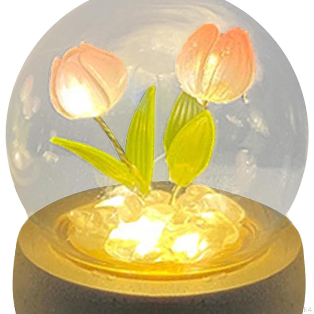Handmade DIY Night Lamp Simulation Flower Light for Decoration