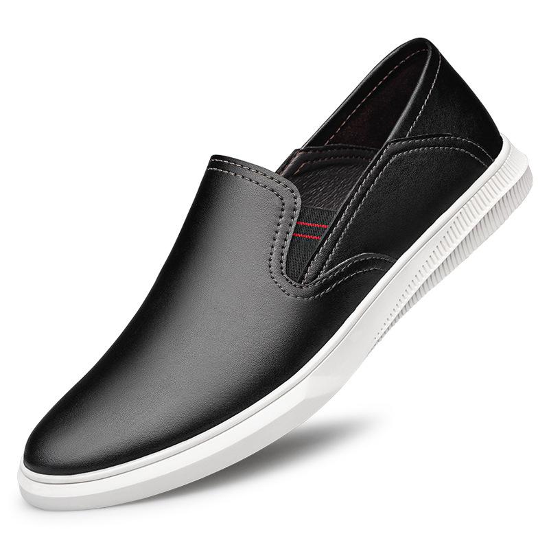 Spring and Autumn Breathable Men's Shoes British Casual Shoes Dual-purpose Board Shoes Round Head Tide Driving Men