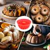1-12PCS Silicone Cake Pan Nonstick Silicone Cake Molds Baking Cake for Jello Gelatin Cake Brownie and Bread Withstand Temperature from -40℉ to 446℉