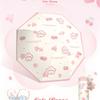 Tri-fold eversion cute fun cartoon umbrella professional digital flower umbrella vinyl sunscreen sun umbrella