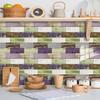 10pack Auto Adhesive 3D Brick Texture Wallpaper Waterproof PVC Decals For Backsplash And Feature Walls