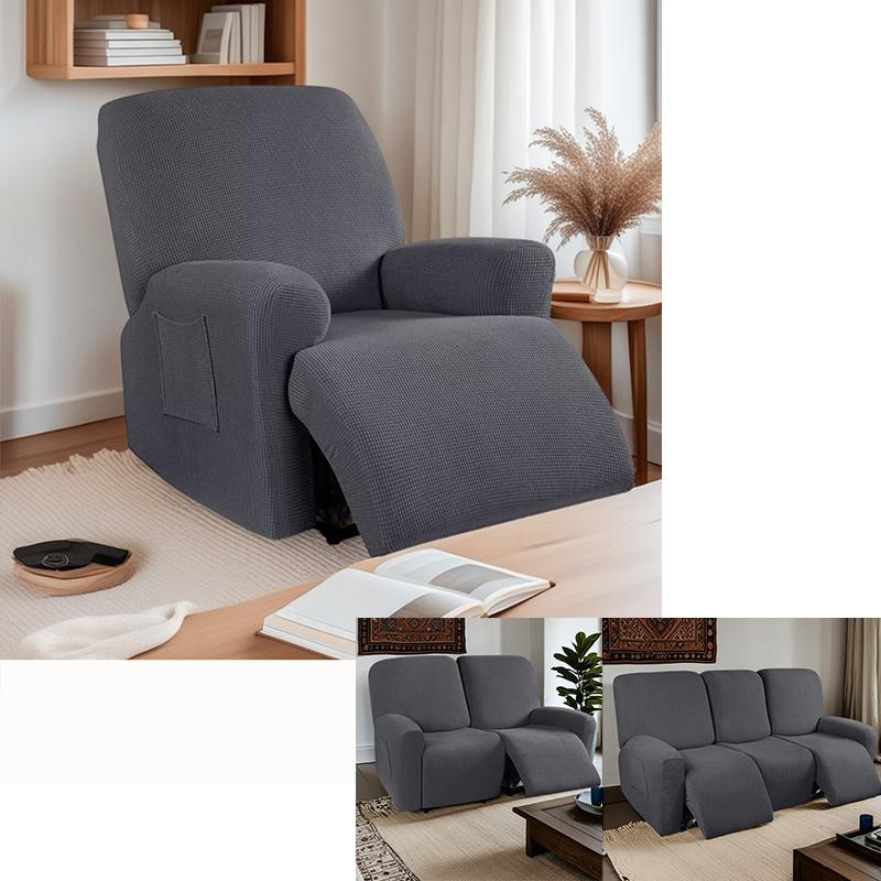 Recliner Sofa Cover for Living Room Ralax Cover Jacquard Covers Stretch Spandex Couch Slipcovers Non Slip Armchair Slipcovers