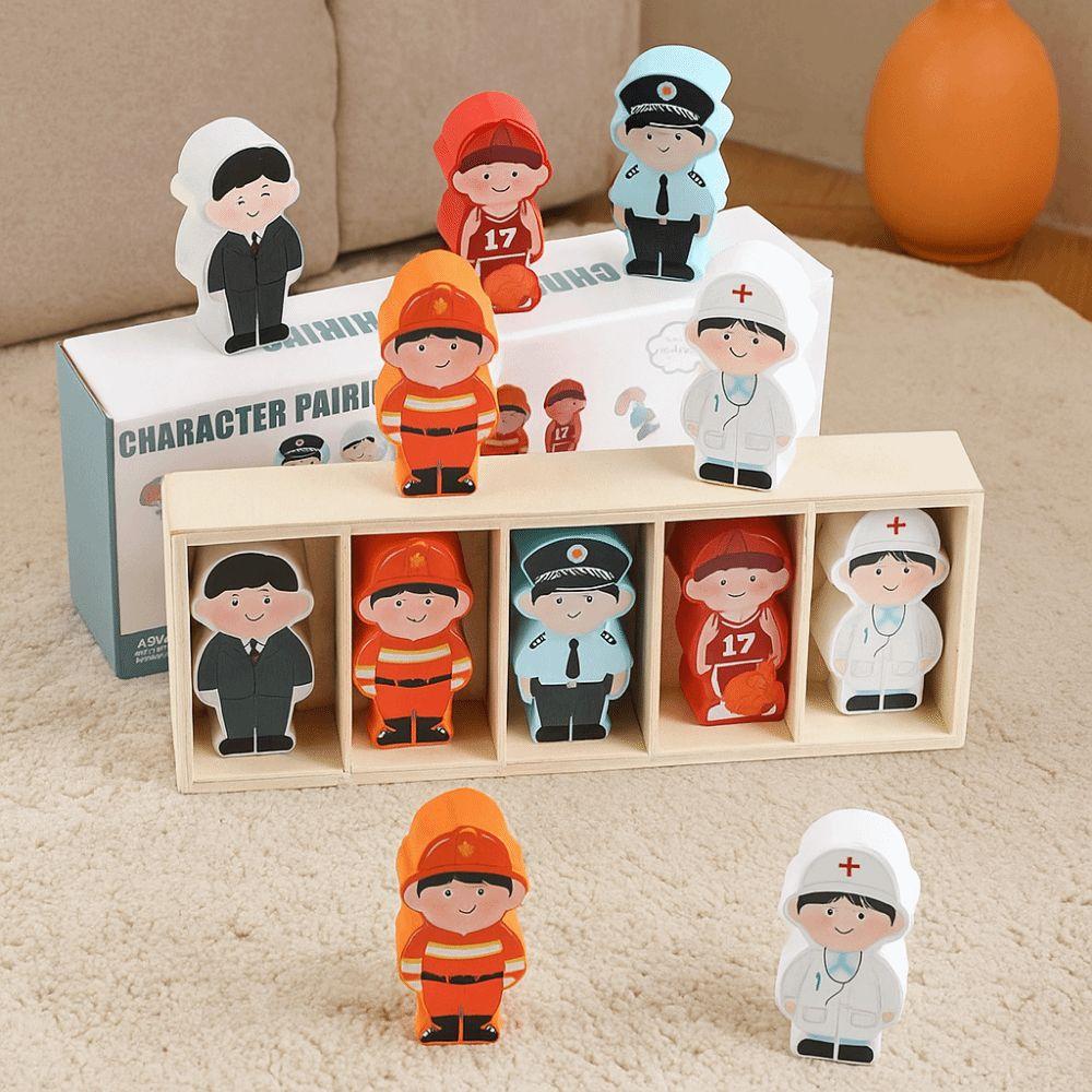 Early Educational Character Puzzle Game Matching Game Reasoning Thinking Puzzle Toy Children