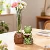 Rabbit Panda Shaped Silicone Craft Mold For Water Propagation Vases Includes Acrylic Test Tubes Reusable Gardening Tool