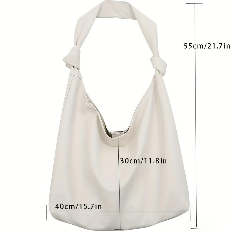 

1 шт. Сумка подмышку для женщин – Летний универсальный дизайн, Нишевая мода, Высококлассная вестернизированная сумка через плечо белый