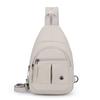 Casual Women's Backpack Trendy Nylon Small Backpack Breast Bag Dual-purpose Multi-pocket Oxford Canvas Single Shoulder Crossbody Sports Bag