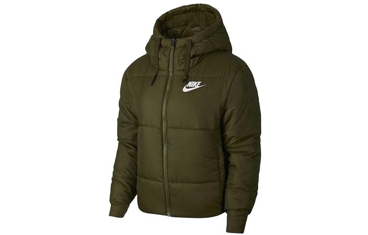 Nike Puffer Jacket Winter Women s Army Green CD9044-395 S