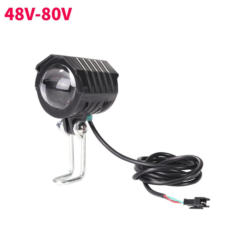 

1/2Pcs 2 in 1 Scooter Horn Headlight Waterproof Motorcycle Electric Bike Front Light Lamp Electric Scooters Accessories