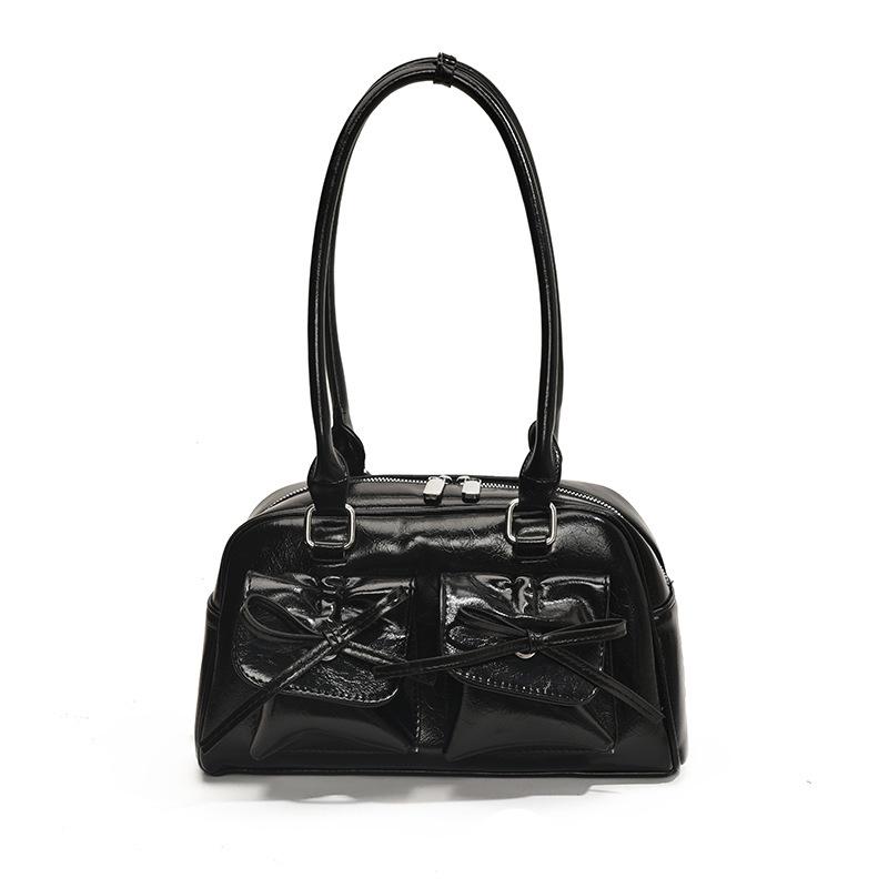 Niche High-End Ballet Bow Autumn Shoulder Bag: Exquisite Fashion Crossbody for Women