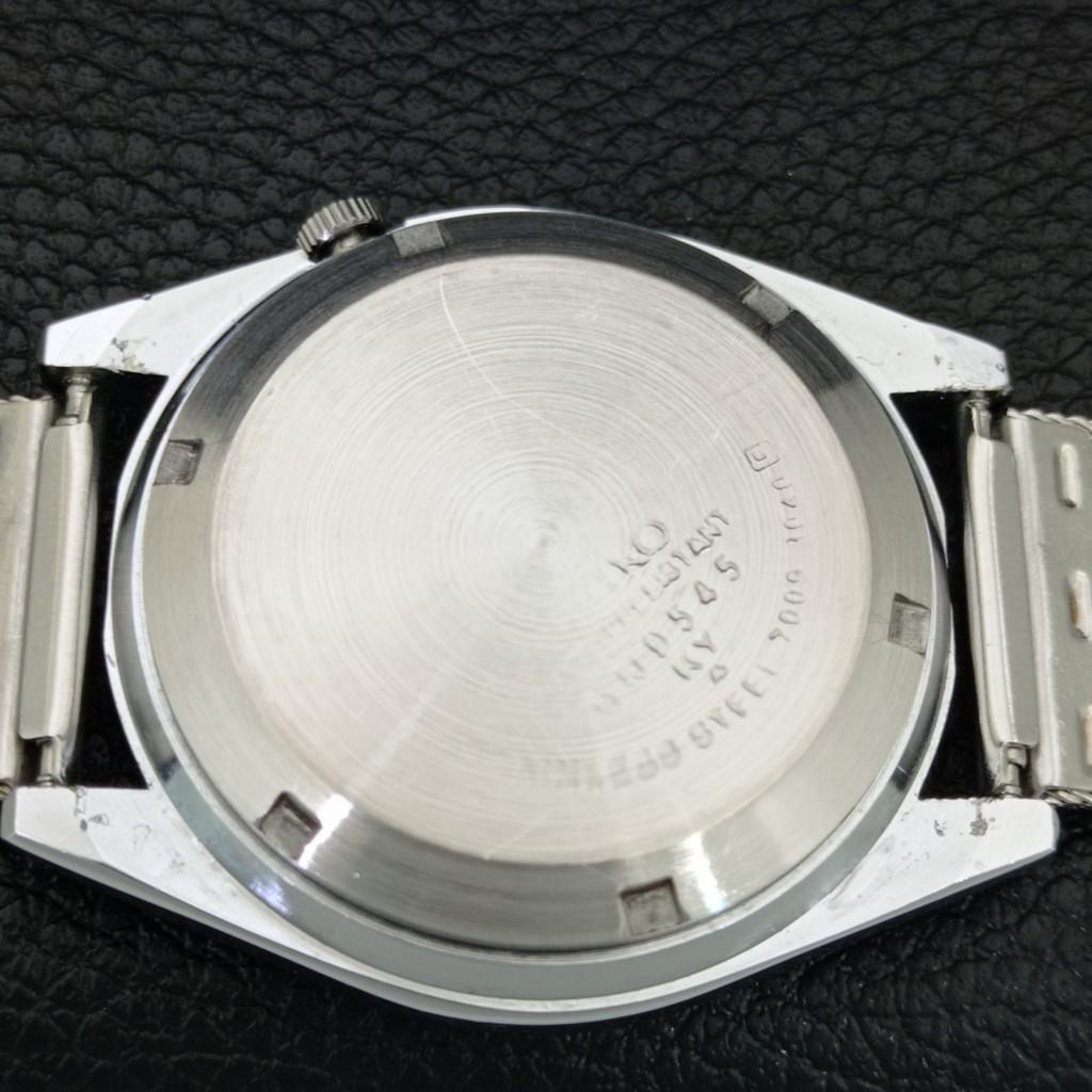 VINTAGE SEIKO 5 AUTOMATIC 7009A REFURBISHED JAPAN MENS RED DIAL WATCH A446324-1