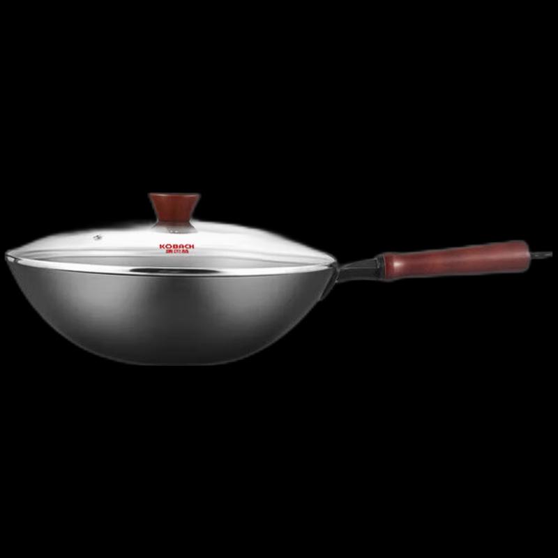 KOBACH 32cm 304 Stainless Steel Wok