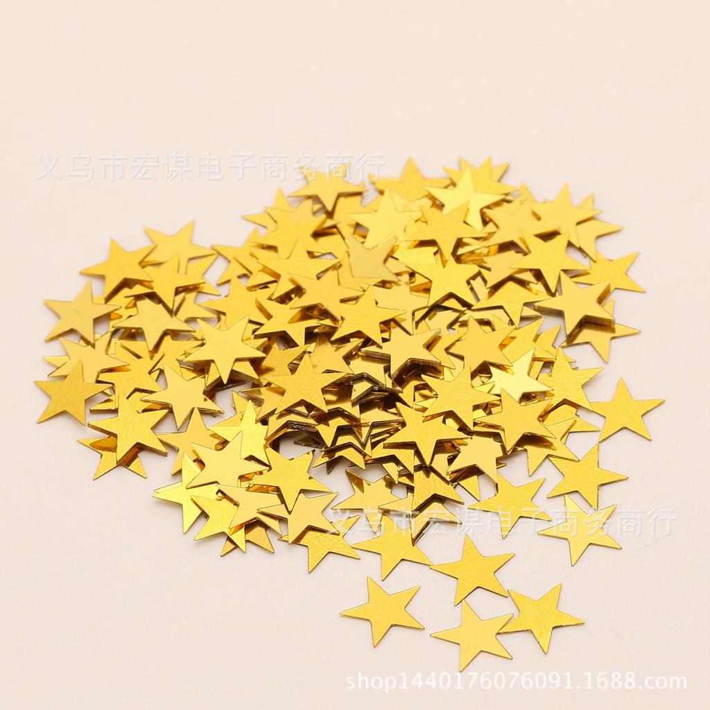 Wedding Decoration DIY Sequin Heart Star Confetti Scatter Accessories Crafts Sequin Birthday Party Festival Decoration Supplies