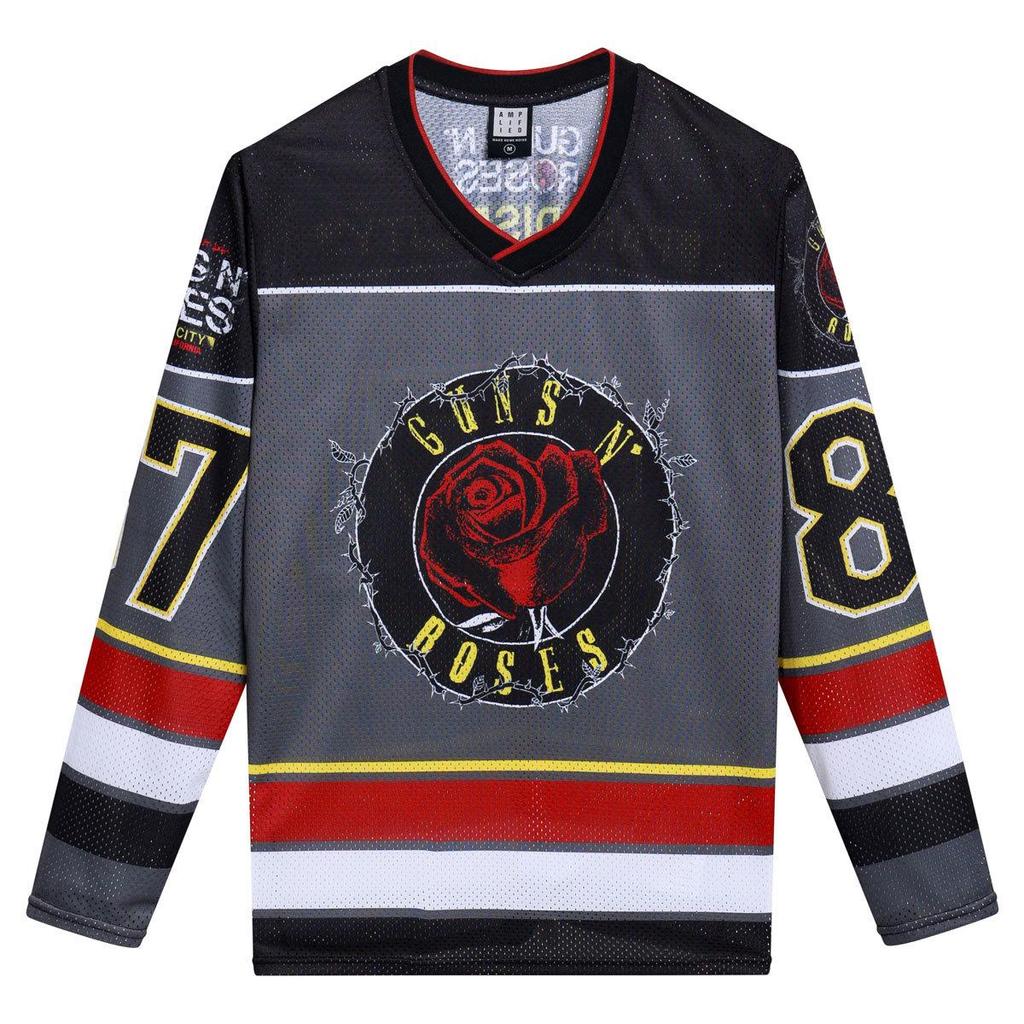 Amplified Unisex Adult Guns N Roses Hockey Jersey