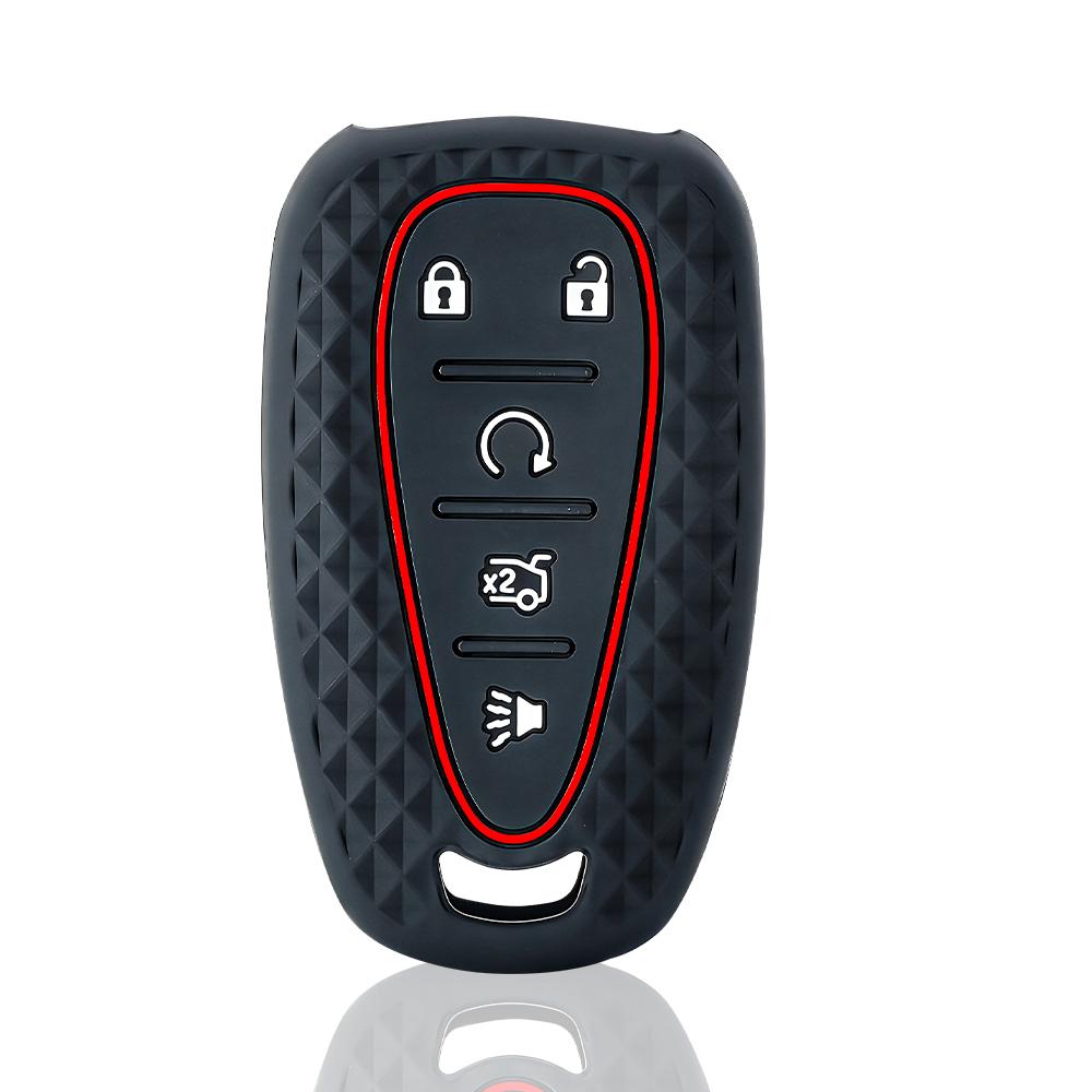 New 5Button Silicone Car Remote Key Case FOB Shell for Chevrolet Chevy Camaro Cruze Malibu Equinox Onix Spark Sonic Volt Protect