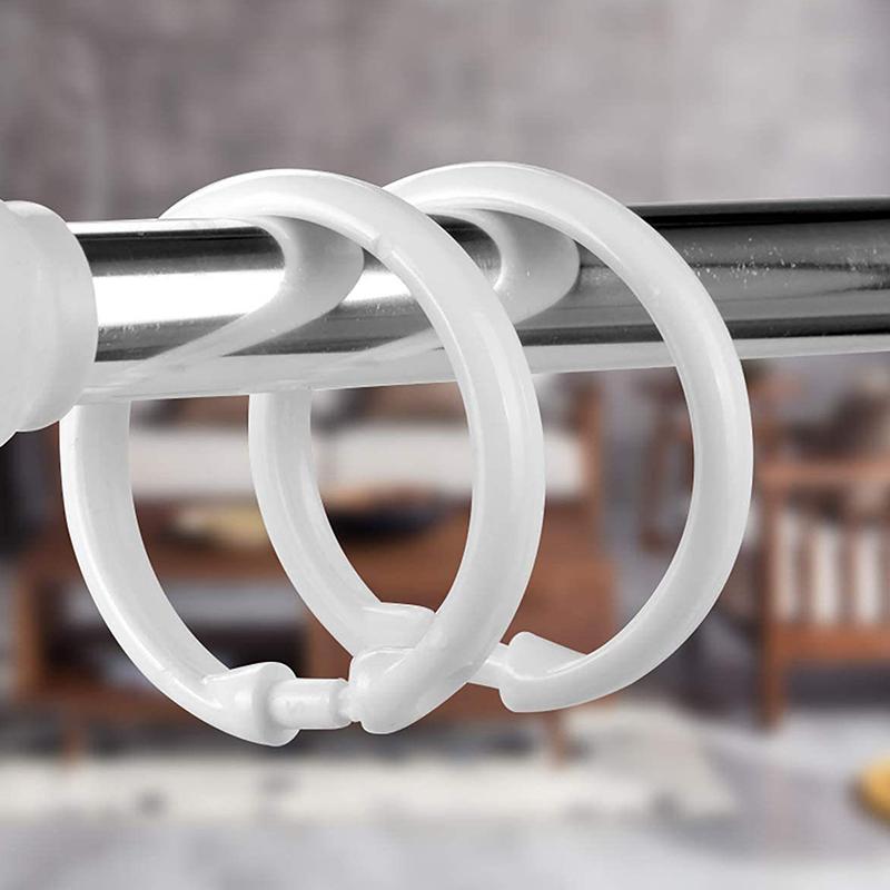 12 Stück Offene Vorhangringe Vorhangringe Runde Ringe Duschvorhangclips Für Vorhänge Und Gardinenstangen